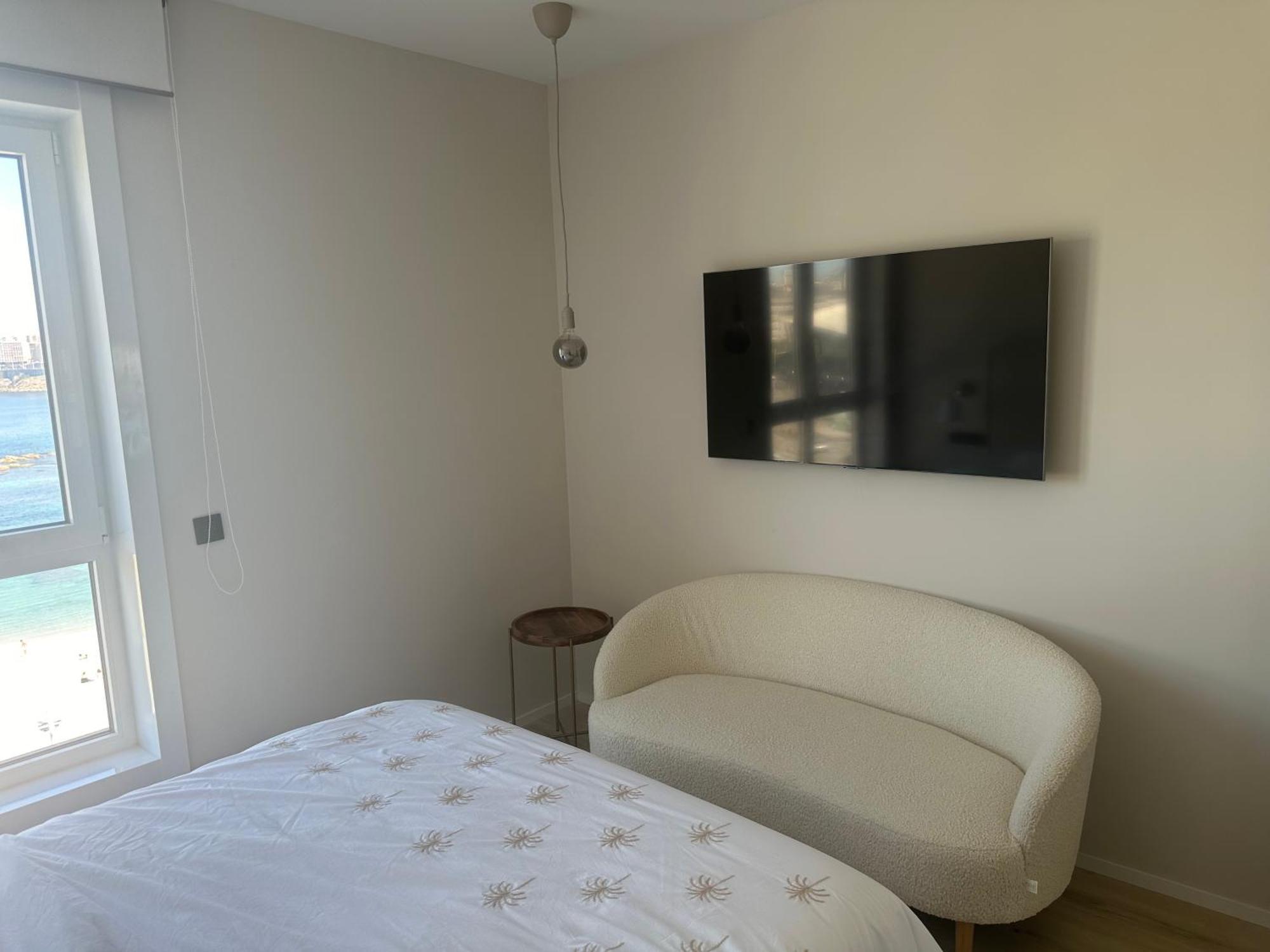 Apartament Piso Con Vistas A La Playa De Riazor A Coruña Zewnętrze zdjęcie