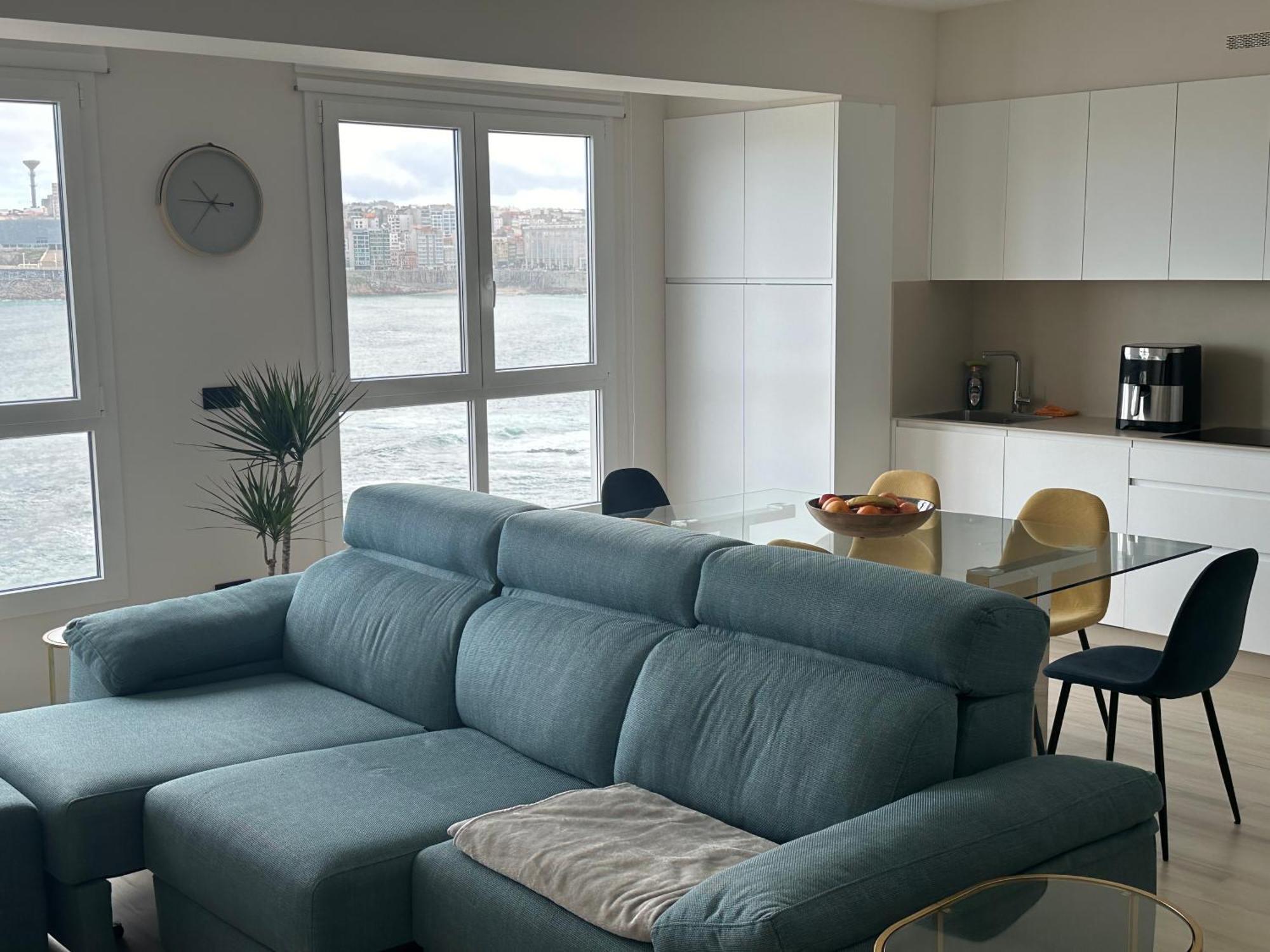 Apartament Piso Con Vistas A La Playa De Riazor A Coruña Zewnętrze zdjęcie