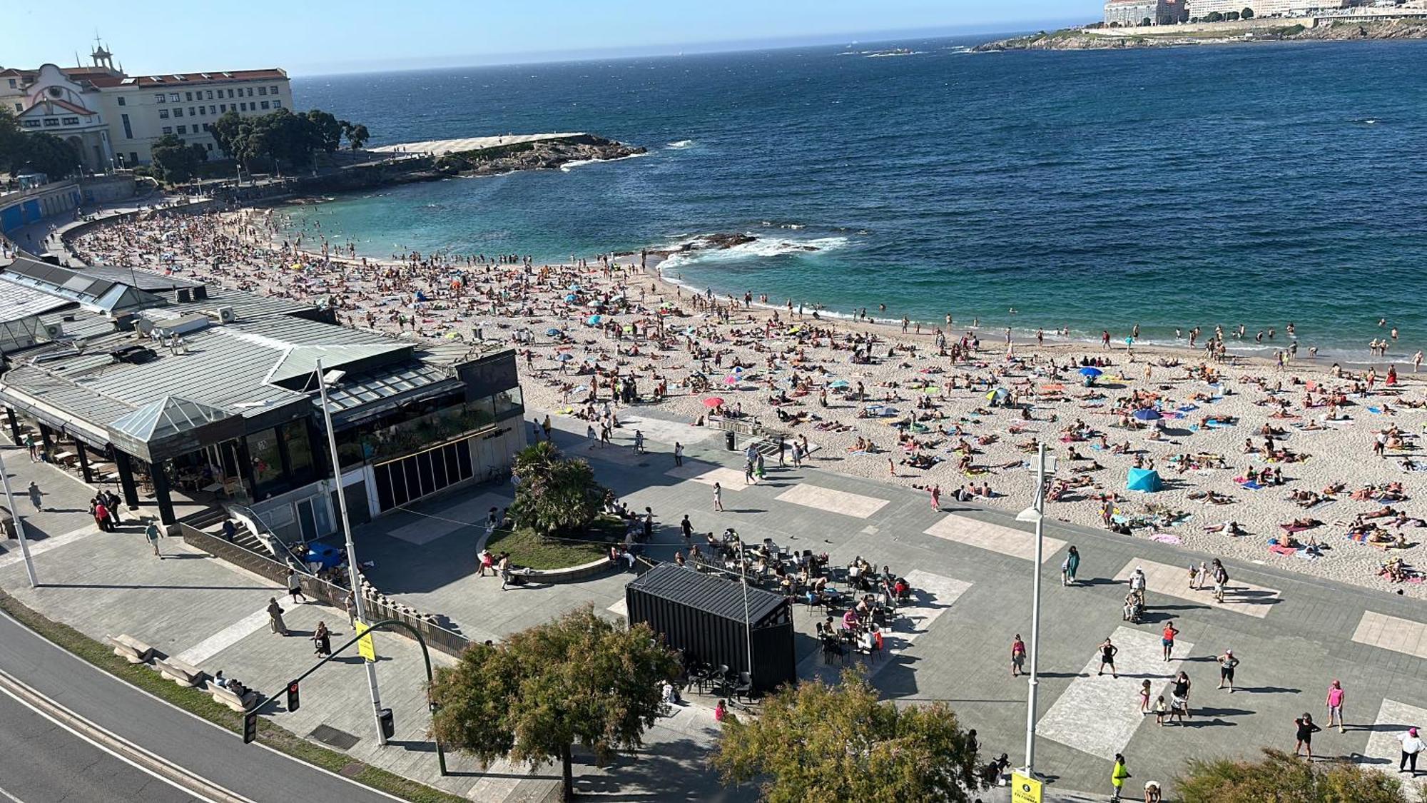 Apartament Piso Con Vistas A La Playa De Riazor A Coruña Zewnętrze zdjęcie
